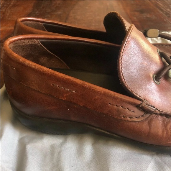 Prada Toggle Loafer Brown Leather 5 1/2 Slip-on main image 7